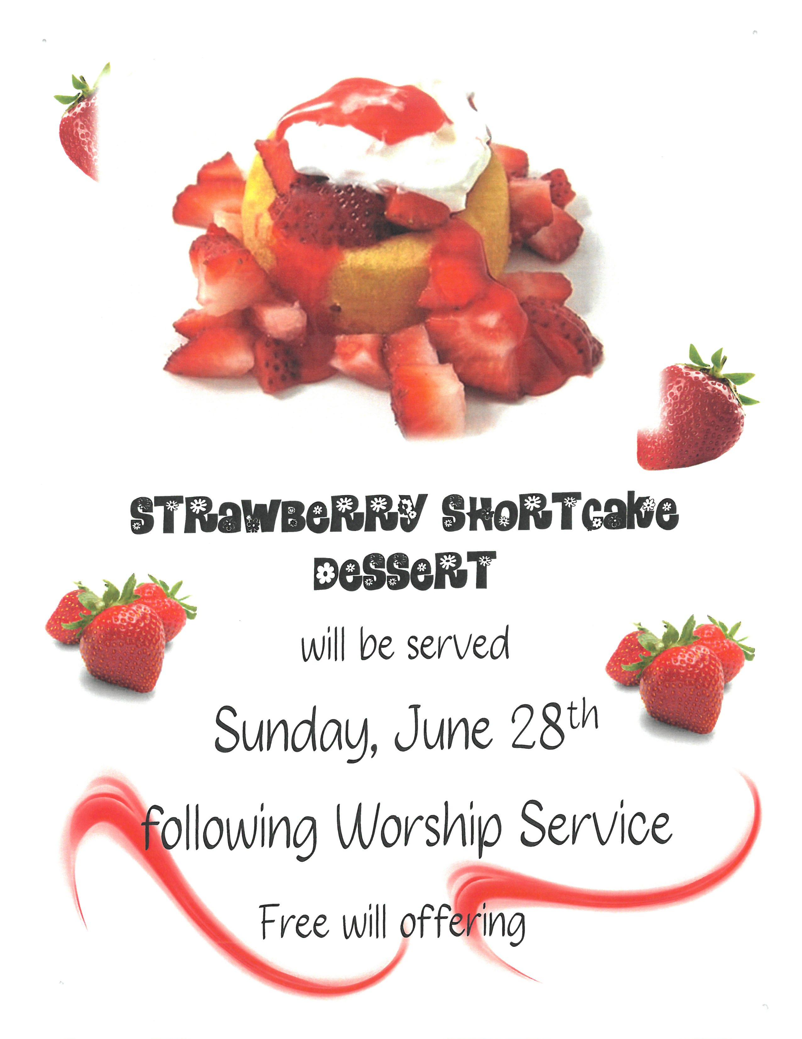 Strawberry Shortcake Dessert